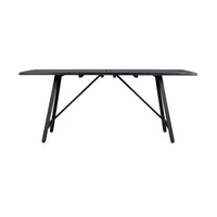 Frinton, Ditas & Rhett 5-Piece Outdoor Dining Set in Dark Eucalyptus, Gray Rope & Cushions