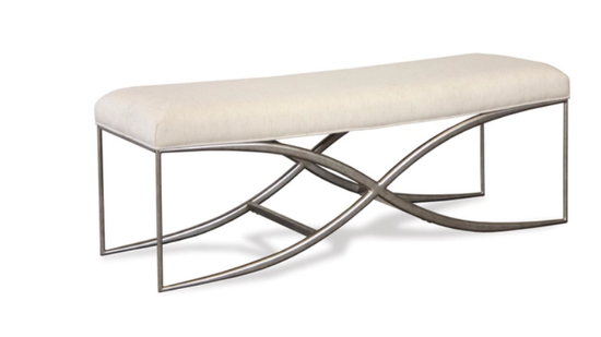 Maisie 48" Upholstered Bed Bench – Champagne