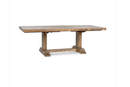 Dita 63"–95" Extendable Reclaimed Pine Dining Table – Warm Natural