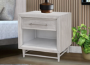 Augusta 1-Drawer Nightstand – Light Wood