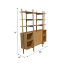 Kenneth Étagère Bookcase / Room Divider – Natural