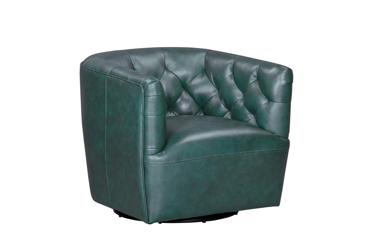 Mira Leather Swivel Chair