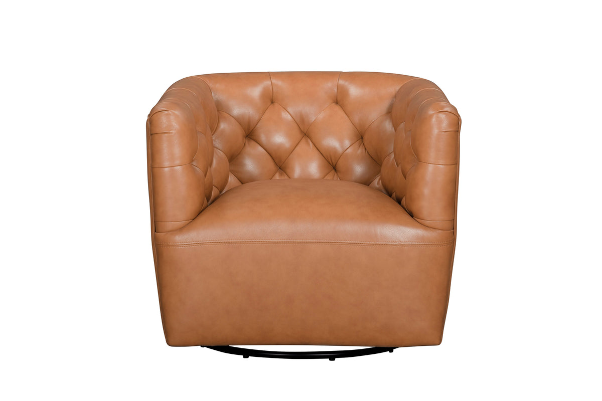 Mira Leather Swivel Chair