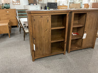 Autumn Sliding Door Console – Flint Oak