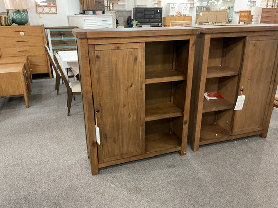 Autumn Sliding Door Console – Flint Oak