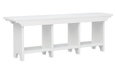 Nuvo White Shoe Storage Bench – White Finish
